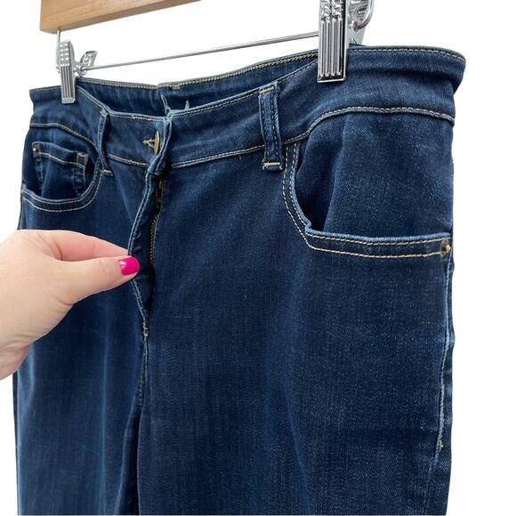 Boden Dark Wash Blue Preppy Boho Classic Fit Skinny Jeans Size 10 - Picture 11 of 13